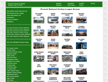 Tablet Screenshot of hockey.ballparks.com
